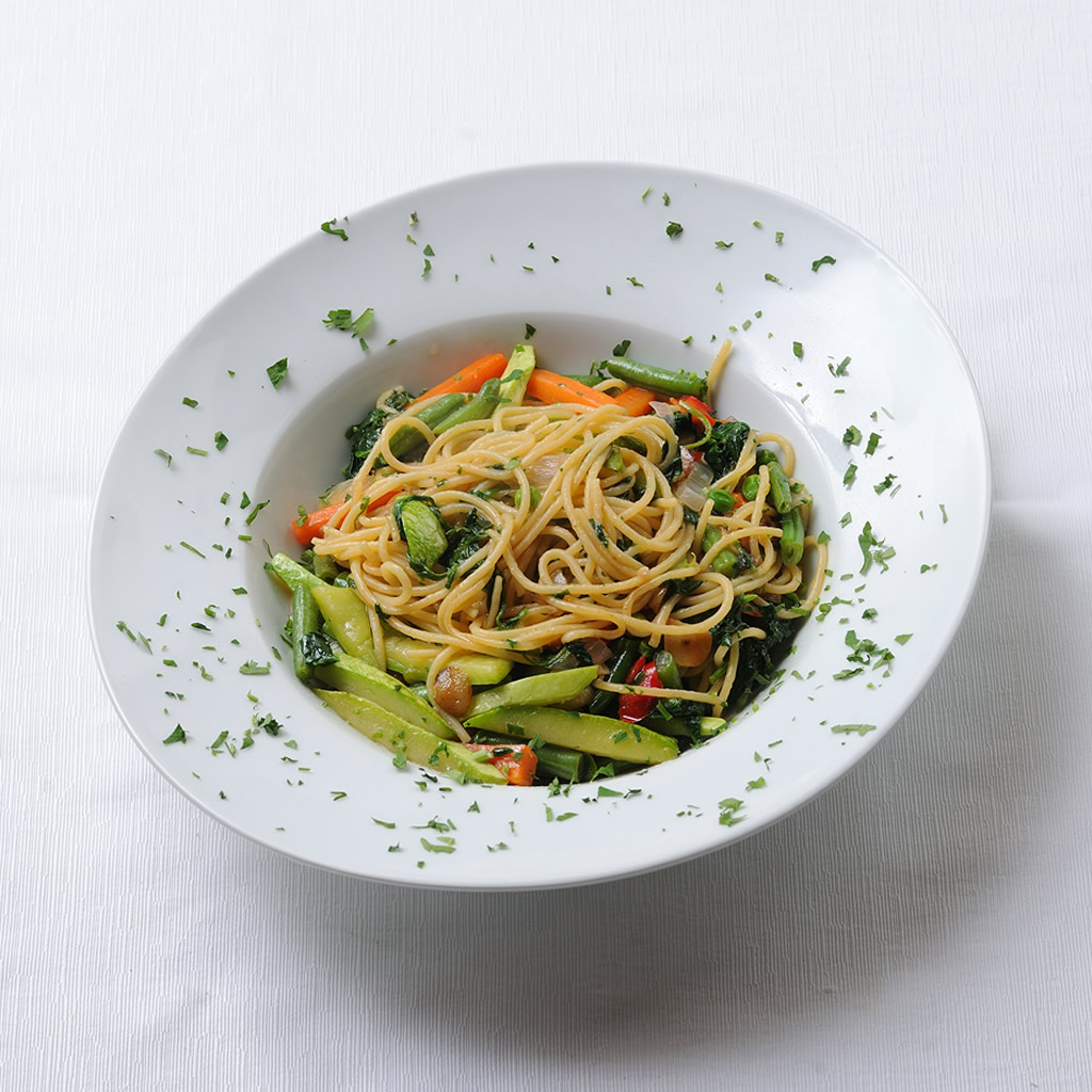 Pasta Integral con Verduras - Da Canio